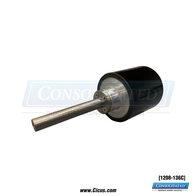 1208-136C – Brake Clutch Roll, Compatible Replacement for Chicago Dryer King Edge 136, Inlet Drive Mechanism