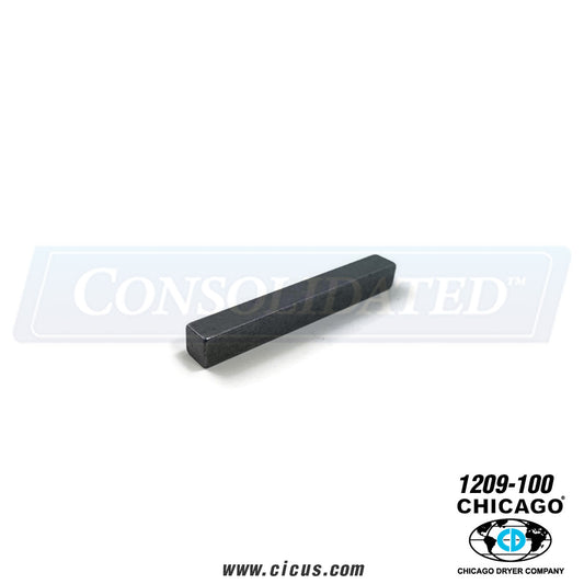 Chicago Dryer Key, 1/4" Square x 2" – 1209-100