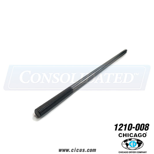 Chicago Dryer Shaft, 5/8" OD x 24 1/4" Long, Threaded Ends – 1210-008
