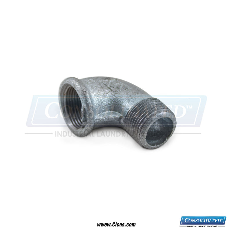 Continental Girbau Elbow, Fig 92 3/4″ Galvanized – 129502