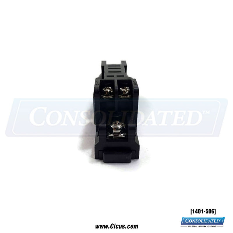 Chicago Dryer Socket For 1 Pole Relay [1401-506] - side view 3