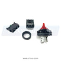 Chicago Dryer Switch w/1 NO Contact - 2 Position Red [1402-008]