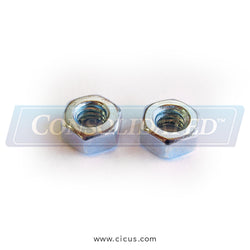 Milnor Hex Nut 1/4-20 UNC 2B SAE ZC GR2 (15G165)