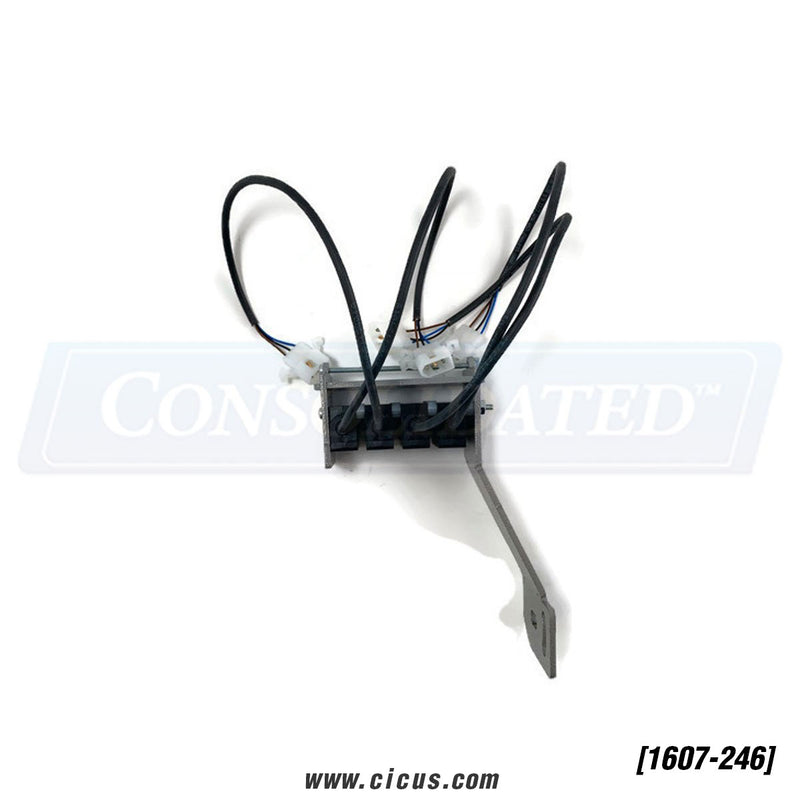Chicago Dryer Clutch Roll Bracket Kit, Left Hand With Sensors – 1607-246