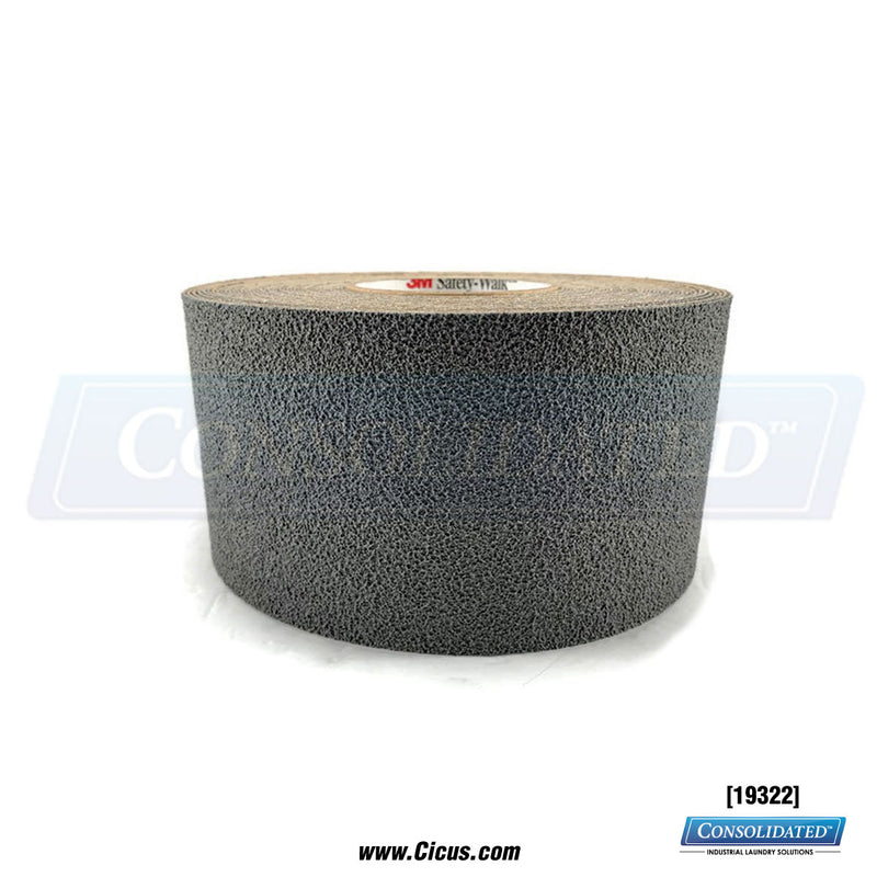 3M Grey Slip-Resistant Tracking Tape, 4" Wide – 19322