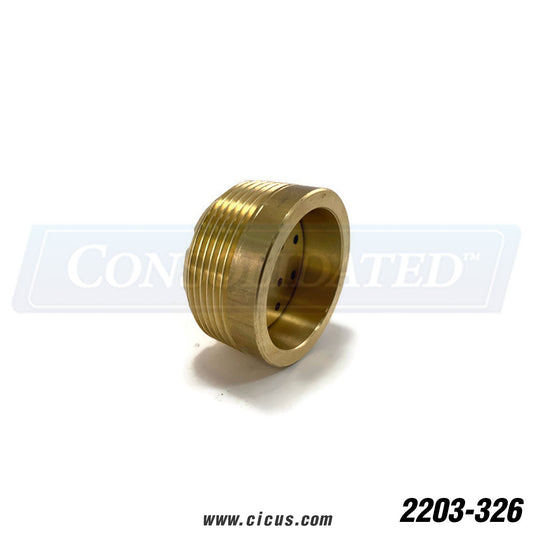 Chicago Dryer Burner Tip, 1" Brass – 2203-326