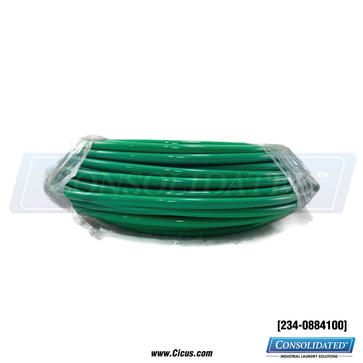 Green 1/4" O.D .170 I.D x 100 Foot Nylon Tubing [234-0884100]