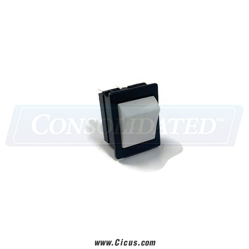 B&C Momentary Switch, White 250VA – 340-412