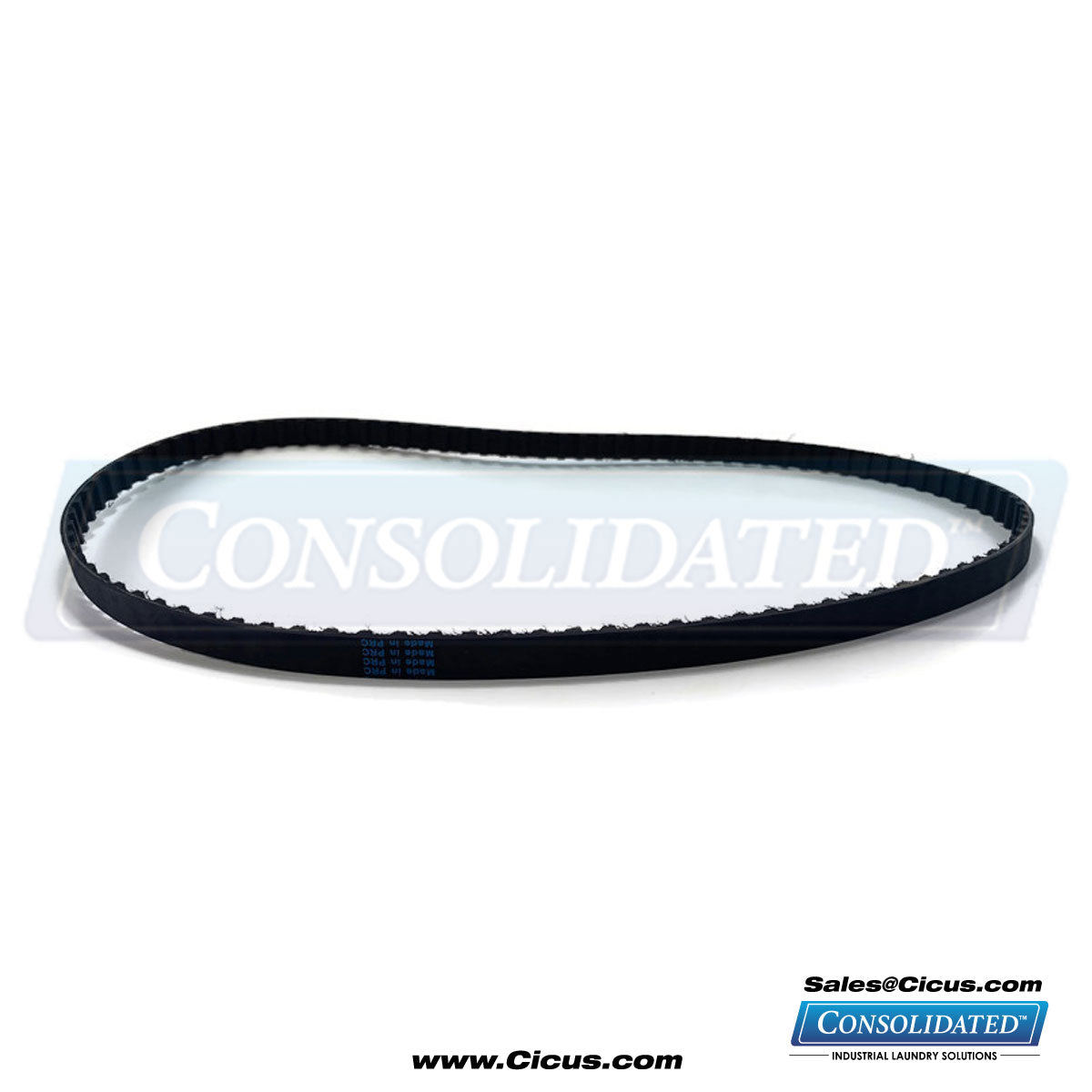 1/2" Cogged Belt [367L050] - Front View