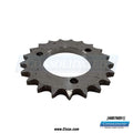 40076051 21T plate sprocket for Jensen compatible equipment clutch drive and power transmission functions - top view