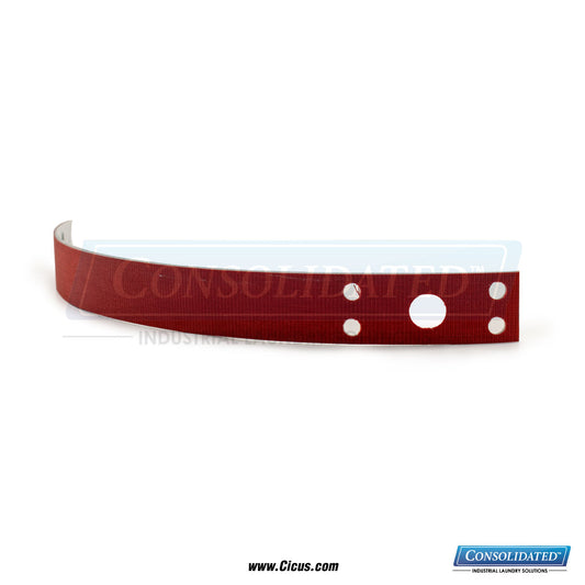 : 40495304 brake belt measuring 40mm × 495mm for Jensen compatible equipment braking functions. - front view