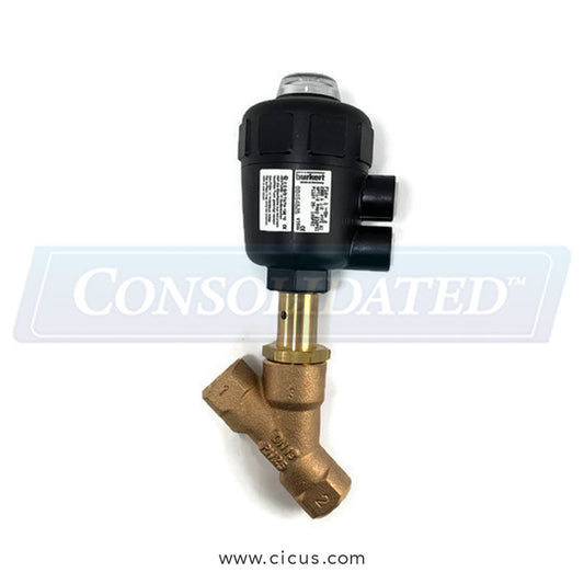 Burkert Angle Seat Valve, 2/2-Way Piston Operated – 454626U