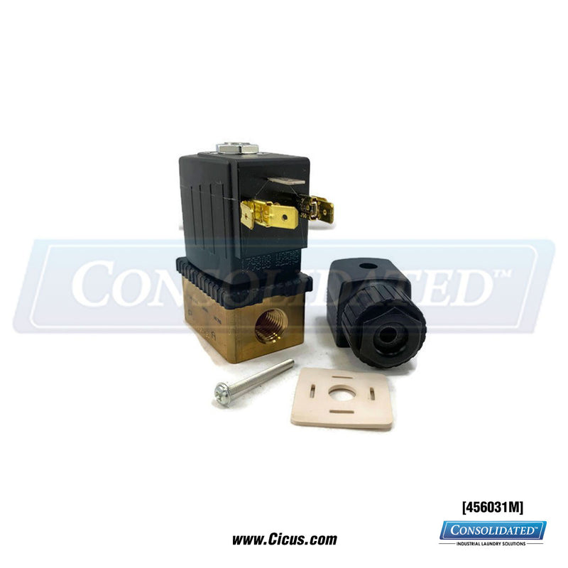 Burkert Angle Seat Valve, 2/2-Way 1-1/4″ Piston Operated – 456031M