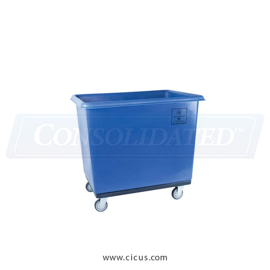 4608PTB – R & B Wire Laundry Cart, 8 Bushel Poly Bumper Truck