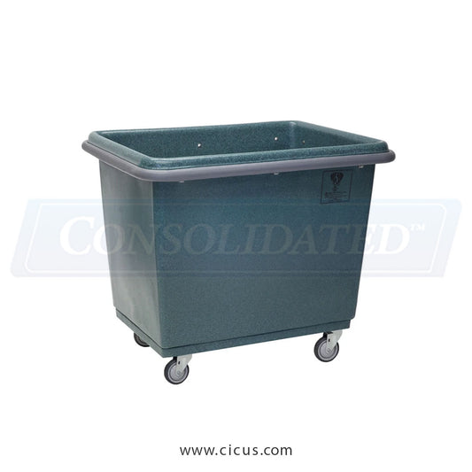 4610PTB – R & B Wire Laundry Cart, 10 Bushel Poly Bumper Truck
