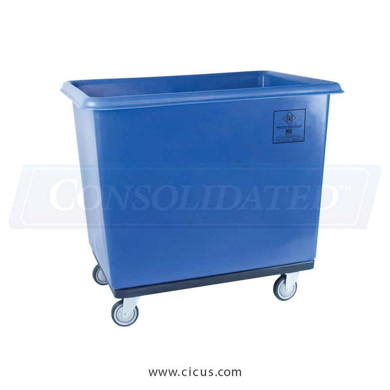 4612 – R & B Wire Laundry Cart, 12 Bushel Standard Poly Truck