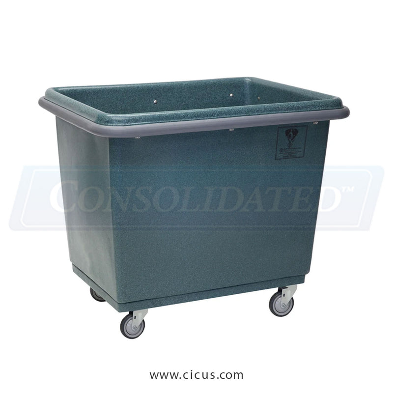 4616PTB – R & B Wire Laundry Cart, 16 Bushel Poly Bumper Truck