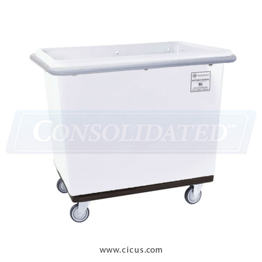 4618PTB – R & B Wire Laundry Cart, 18 Bushel Poly Bumper Truck