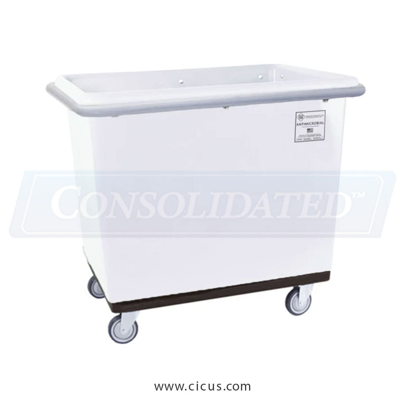 4618PTB – R & B Wire Laundry Cart, 18 Bushel Poly Bumper Truck