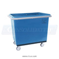 4618PTB – R & B Wire Laundry Cart, 18 Bushel Poly Bumper Truck