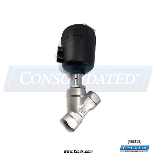 Burkert Control Valve, 1.0″ 3-15 PSI Pneumatic Positioner – 462103