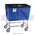 466 – R & B Wire Laundry Cart, 6 Bushel Elevated Vinyl Truck