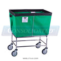 466 – R & B Wire Laundry Cart, 6 Bushel Elevated Vinyl Truck