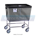 466 – R & B Wire Laundry Cart, 6 Bushel Elevated Vinyl Truck