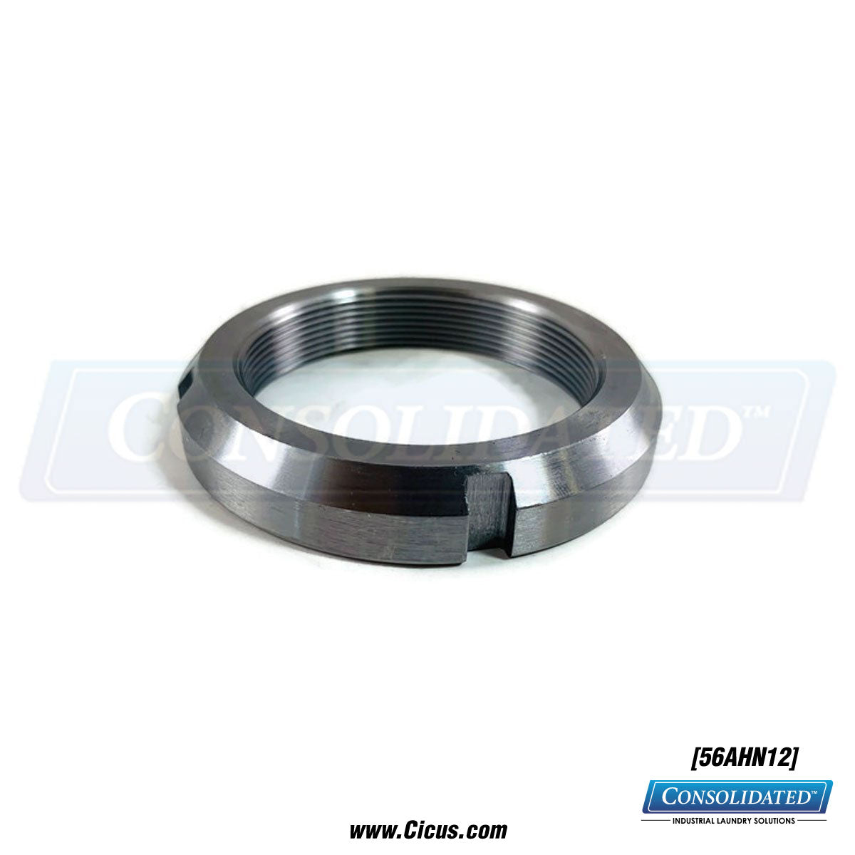 Milnor N12 Bearing LockNut [56AHN12] - Side View