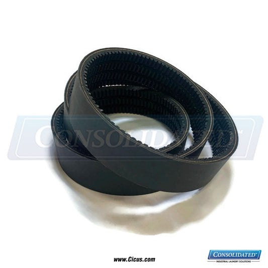 CIC V-Band Drive Belts, 3RCX107 (Set of Four) – 56VC107XBA