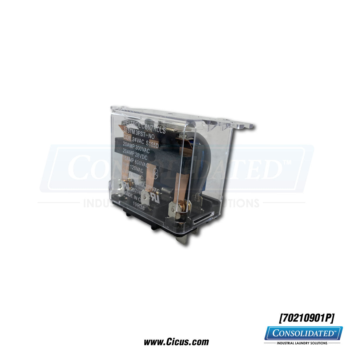 Alliance Laundry Systems Relay - 70210901P - Front View