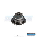 80480010 short idler sprocket for Jensen equipment chain tension and drive alignment functions.