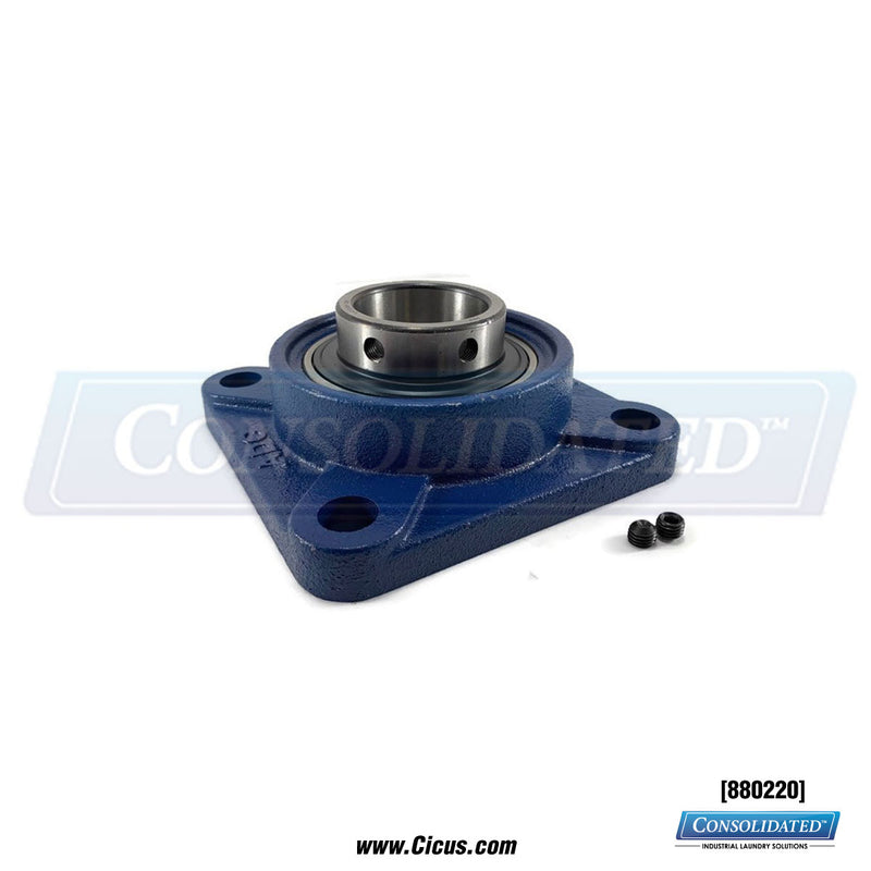 ADC Flange Bearing, 1 3/4", 220 With Nylock Set Screw – 880220