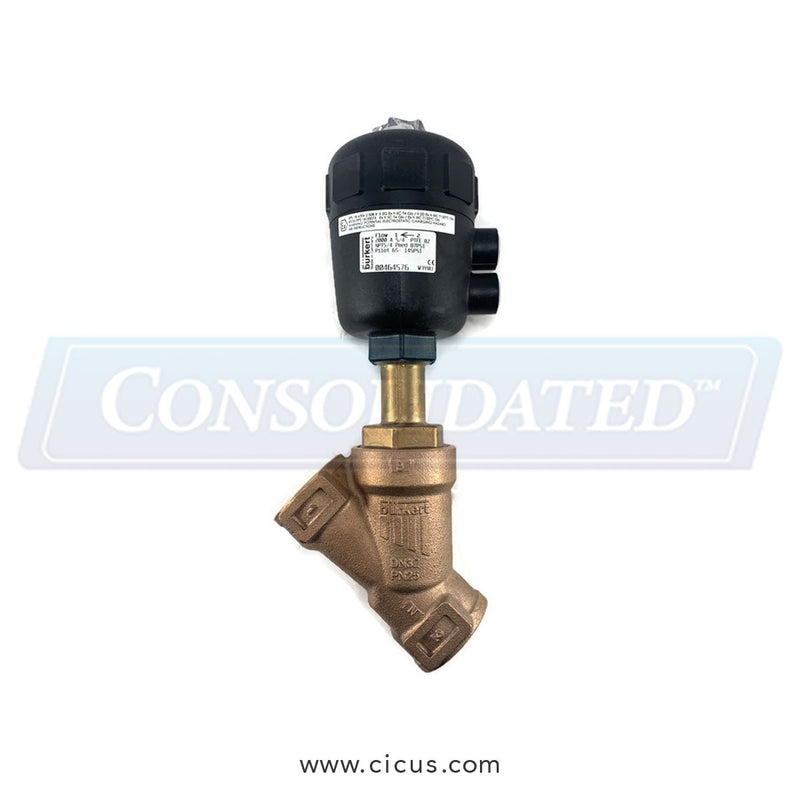 Milnor Angle Body Valve, 1.25" NC Water – 96D086WE