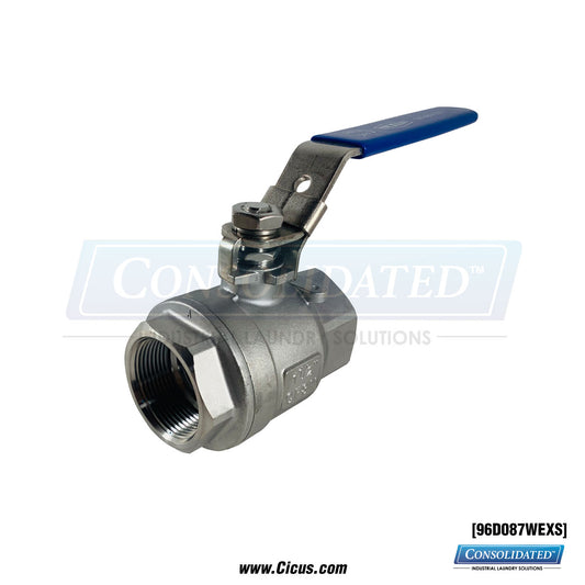 Milnor Ball Valve, 1.5", #B6400SSZ1070SP – 96D087WEXS