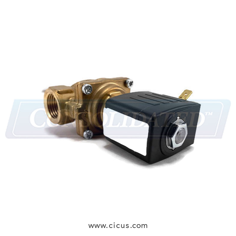 Milnor Solenoid Valve, 1/2″ NPT × 1/2″ Orifice 240V 50/60Hz – 96P057A71