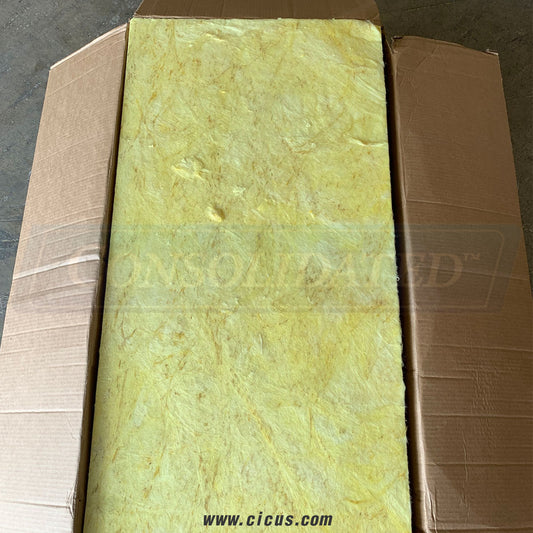 Milnor Fiberglass Insulation, 24" × 28" × 1-1/2" – 98P030