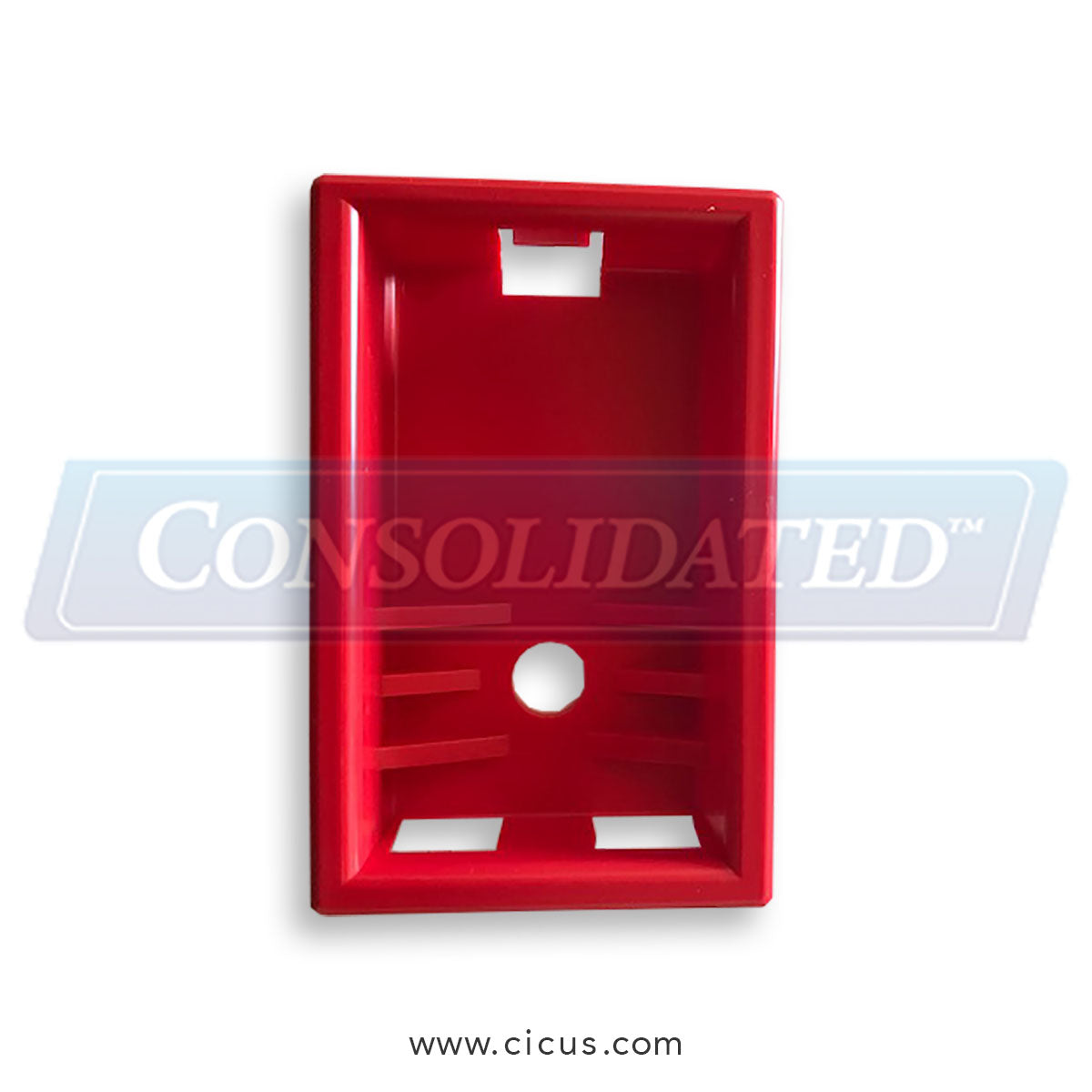 American Laundry Machinery / AJAX Red Button Housing (A28485)