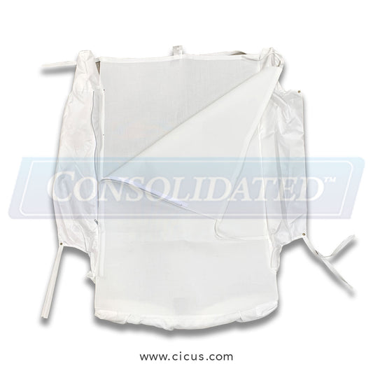 CIC Cover, 20" Spring Loaded Yoke White Sides – AW-533