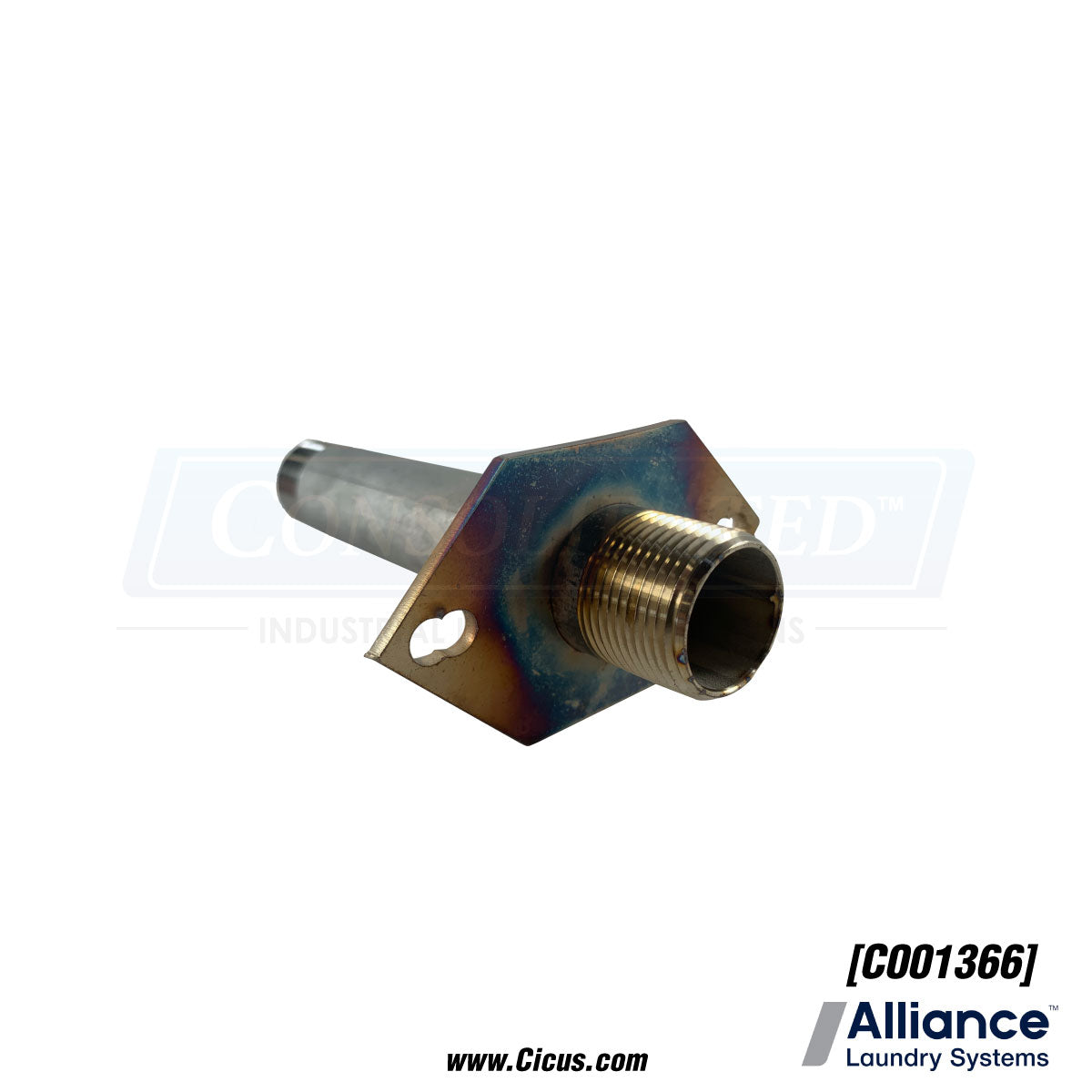 Alliance Laundry Systems Flange & Nipple 3/4 Plumbing Assembly [C001366]