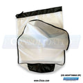Coronet 40" w x 54" L Lint Bag w/ Wrap Around Zipper [CIC-40X4FTX6BAG-ZIP] - Unzipped View