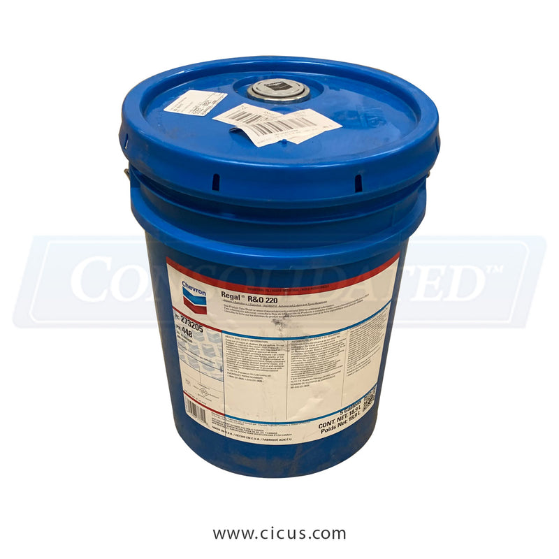 Milnor Chevron Regal R&O 220, 5 Gallon – CIC-CHEVRE220