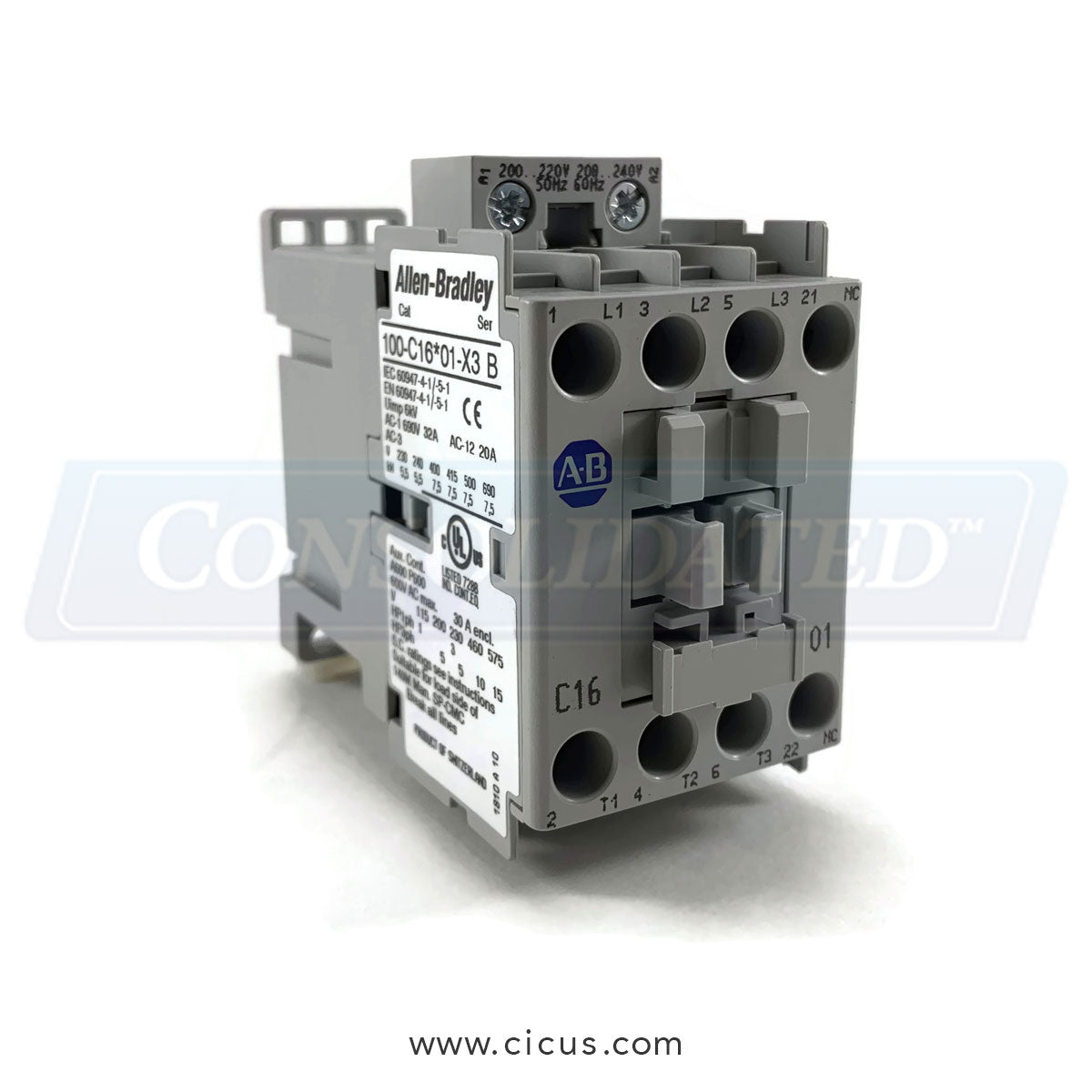 Alliance Laundry Systems Contactor C16 220v [F330177P]