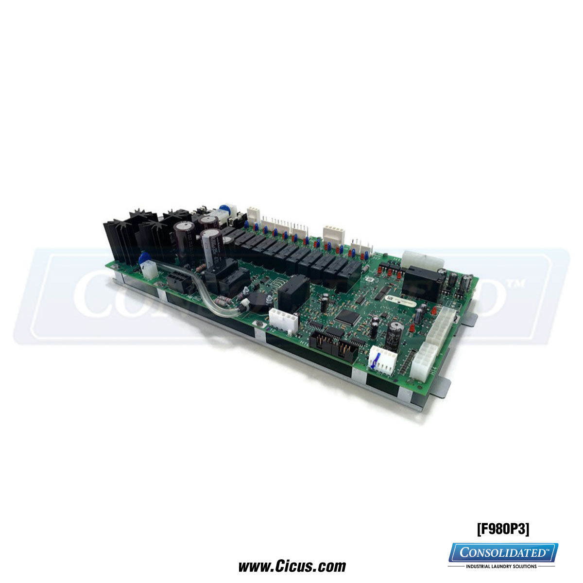 Alliance Laundry Systems Main Control Board [F980P3] - Top View