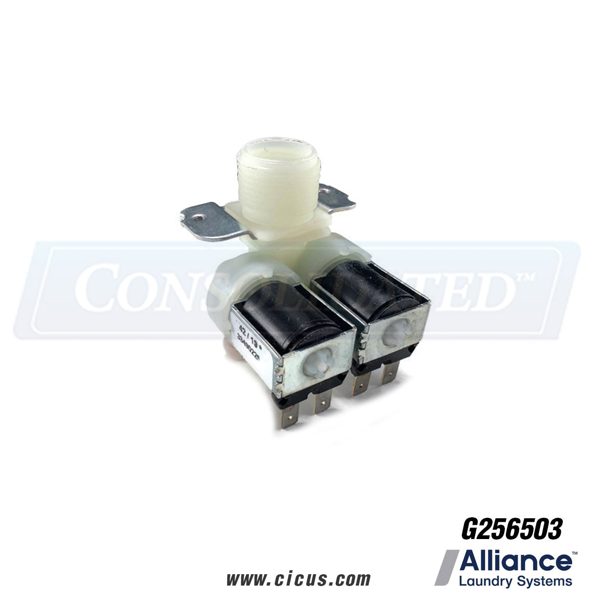 Alliance Laundry Systems 2 Track Water Valve [G256503]