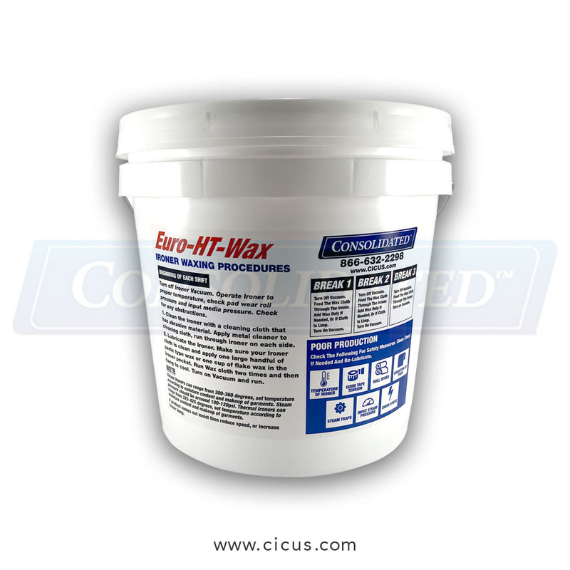 CIC High Temp Euro Flake Wax - 2 Gallon Bucket [HTW2GL] - Bucket View