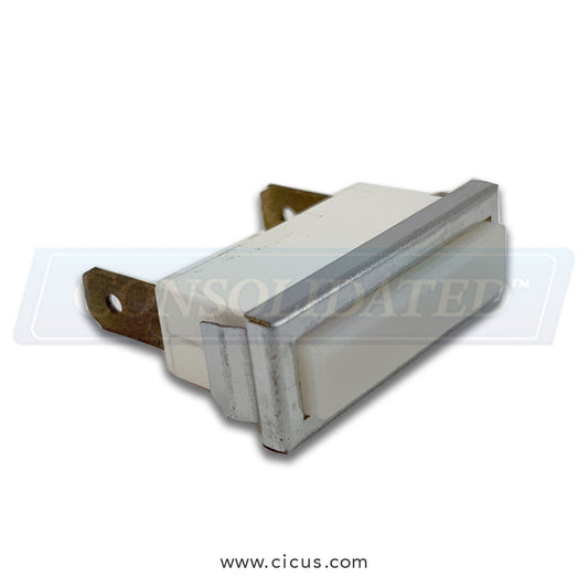 Alliance Laundry Systems Pilot Light, Rectangular White 125V – JV-163-1