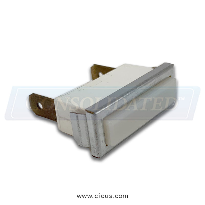 Alliance Laundry Systems Pilot Light, Rectangular White 125V – JV-163-1