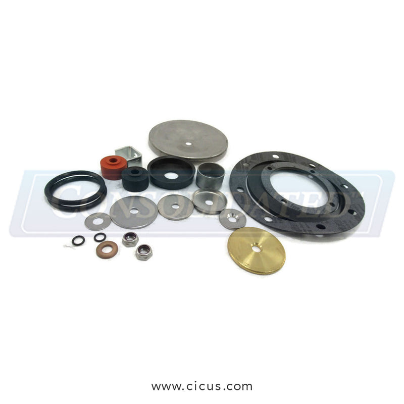 Milnor Drain Valve Rebuild Kit, 4″ SS – K14 0001A