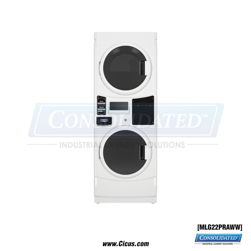 Maytag Stack Washer/Dryer Combination, Gas 60Hz – MLG22PRAWW